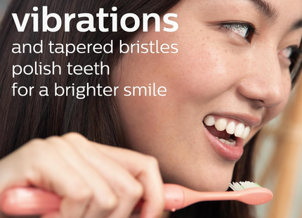 Philips - One by Sonicare Battery Electric Toothbrush, Coral