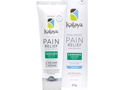 Kalaya - Extra Strength Pain Relief Cream with Cannabis Oil | 60 g