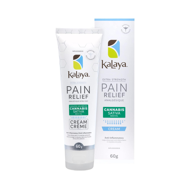 Kalaya - Extra Strength Pain Relief Cream with Cannabis Oil | 60 g