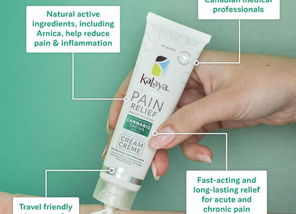 Kalaya - Extra Strength Pain Relief Cream with Cannabis Oil | 60 g