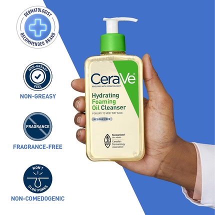 CeraVe - Huile Lavante Moussante Hydratante | 355 mL