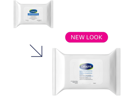 Cetaphil - Gentle Makeup Removing Wipes for All Skin Types | 25 Wipes