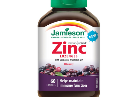 Jamieson - Zinc Lozenges - Elderberry