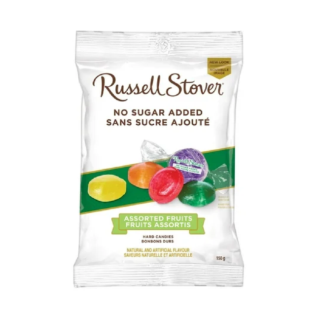 Russell Stover sans sucre ajouté – Bonbons durs aux fruits assortis | 150g