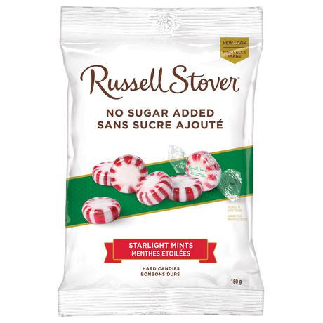 Russell Stover No Sugar Added - Starlight Mint Hard Candies | 150 g