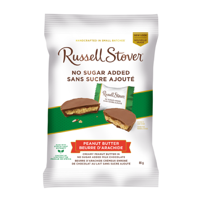 Russell Stover sans sucre ajouté - Coupes au beurre de cacahuète | 85g