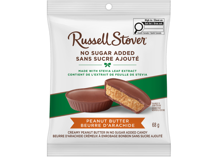 Russell Stover Sans sucres ajoutés - Coupes au chocolat et au beurre d'arachide | 68 g