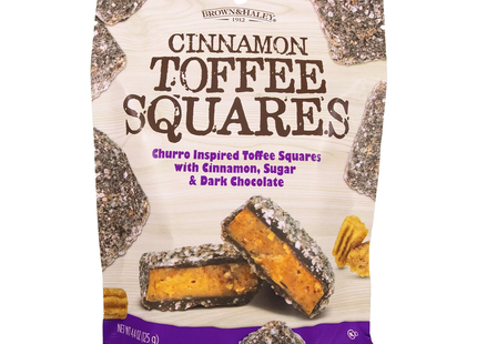 Brown & Haley - Dark Chocolate Cinnamon Toffee Squares | 125 g