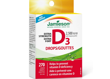 Jamieson - Vitamin D3 Liquid 2500 IU | 270 mL