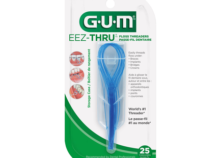 GUM - Passe-fils dentaire Eez-Thru | 25 Passe-fils