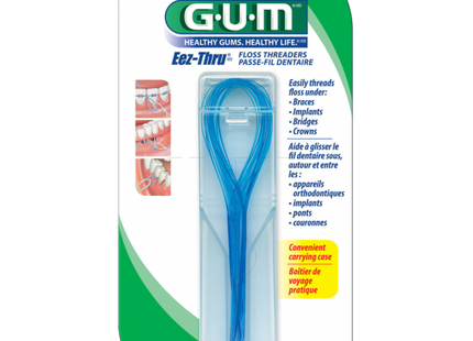 GUM - Eez-Thru - Floss Threaders | 25 Pack