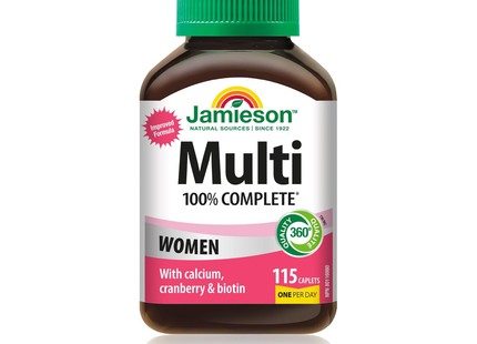 Jamieson - 100% Complete Multivitamin Women | 115 Caplets