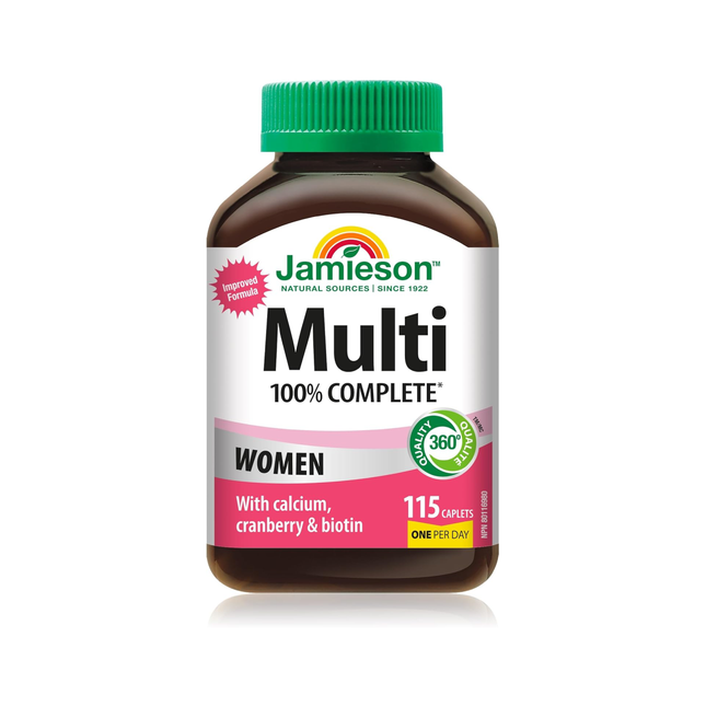 Jamieson - 100% Complete Multivitamin Women | 115 Caplets