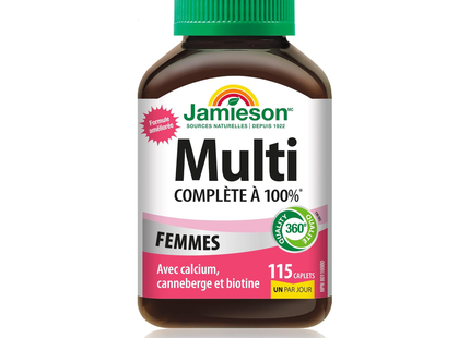 Jamieson - 100% Complete Multivitamin Women | 115 Caplets