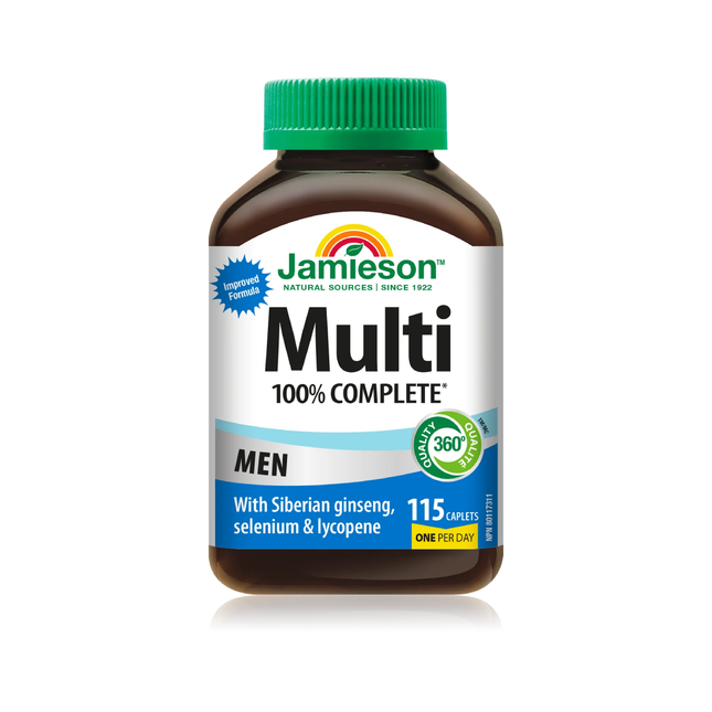 Jamieson - 100% Complete Multivitamin Men | 115 Caplets