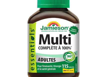 Jamieson - Multi 100% Complete for Adults | 115 Caplets