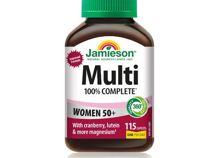 Jamieson - Multivitamins for Women 50+ | 115 Caplets