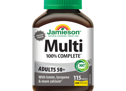 Jamieson - Multi 100% Complete Adults 50+ | 115 Caplets