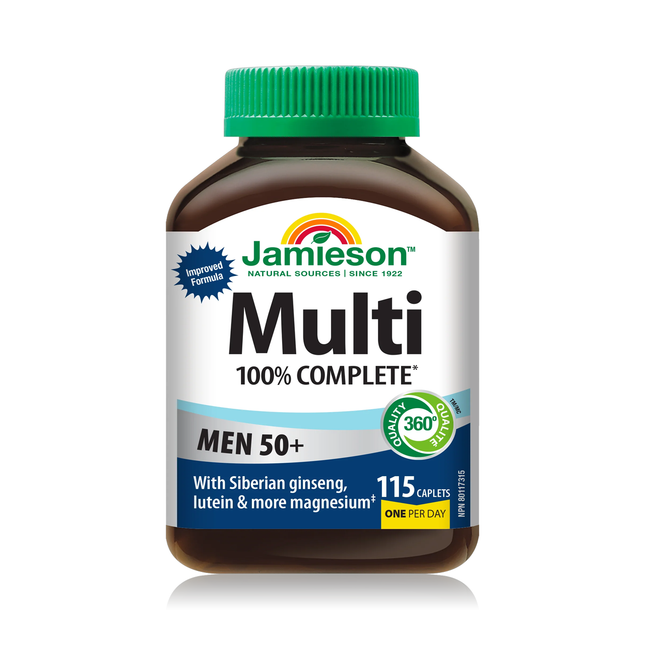 Jamieson - Multi 100% Complete Men 50+ | 115 Caplets