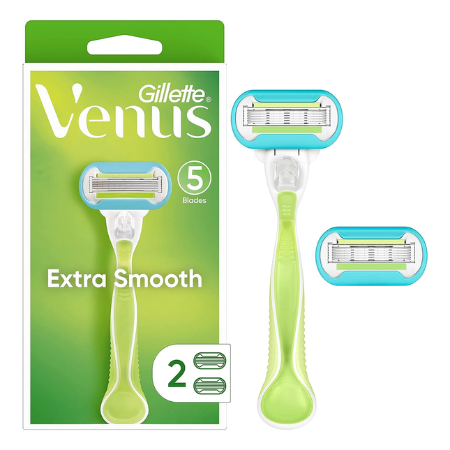 Gillette - Venus Extra Smooth Razor | 2 Cartridges + 1 Razor