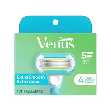 Gillette - Recharge Venus Extra Lisse | 4 cartouches