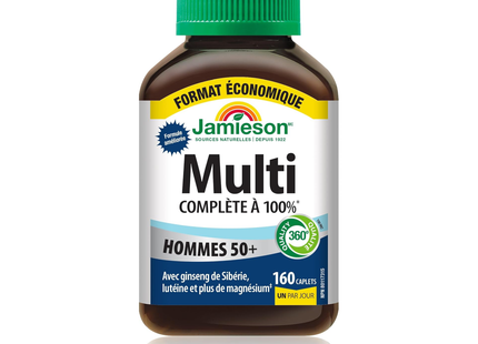 Jamieson - 100% Complete Multivitamin Men 50+ | 160 Caplets