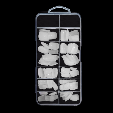 Nailbliss - Nails to Go - Square NTG01 | 120 Nails - 10 Sizes