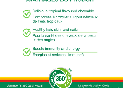 Jamieson - 100% Complete Multivitamin Chewable | 80 Tablets