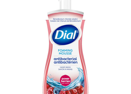 Dial - Nettoyant moussant antibactérien pour les mains - Power Berries | 221 ml