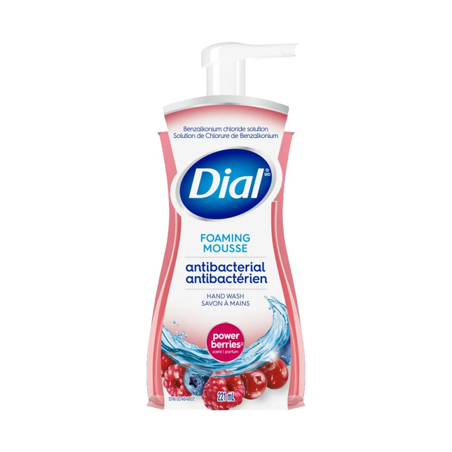 Dial - Nettoyant moussant antibactérien pour les mains - Power Berries | 221 ml