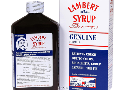 Sirop Lambert - Formule authentique | 250 ml