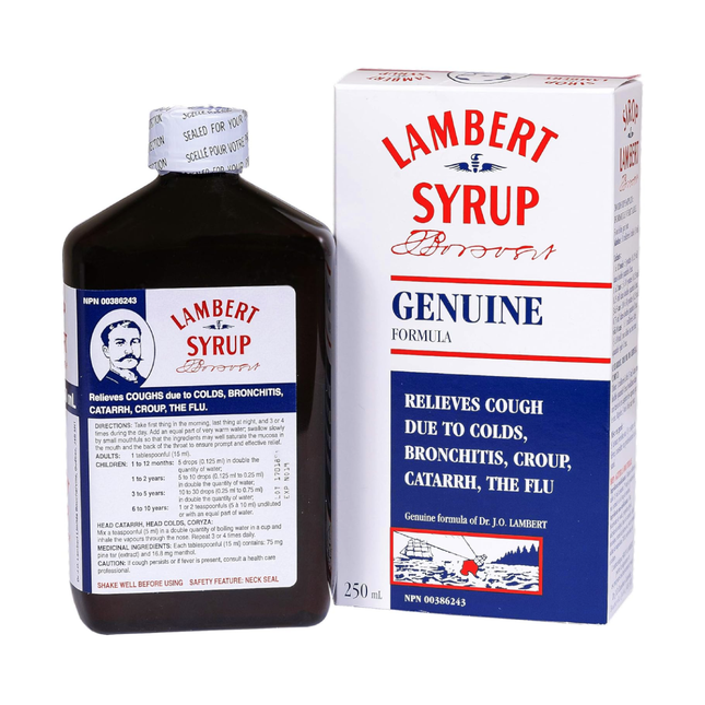 Sirop Lambert - Formule authentique | 250 ml