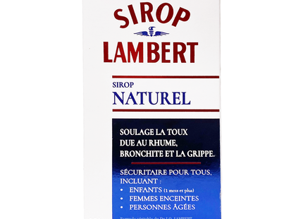 Sirop Lambert - Formule authentique | 250 ml