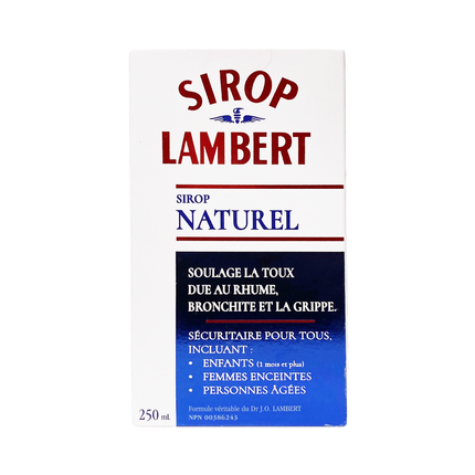 Sirop Lambert - Sirop contre la toux naturel | 250 ml