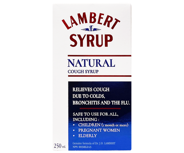 Lambert Syrup - Natural Cough Syrup | 250 mL – White Cross E-Store