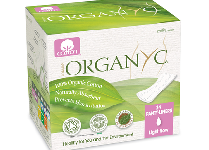 Organyc - Protège-slips en coton biologique - Light Flow | 24 doublures