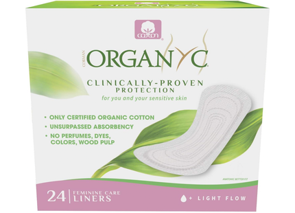 Organyc - Organic Cotton Panty Liners | 24 Liners