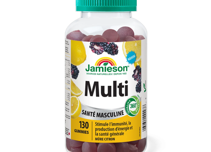 Jamieson - Men's Multivitamin Gummies, Blackberry Lemon | 130 Gummies