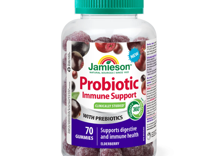 Jamieson - Probiotic, Elderberry | 70 Gummies