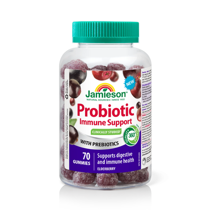 Jamieson - Probiotic, Elderberry | 70 Gummies