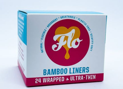 Here We Flo - Bamboo Liners - Ultra-Thin  | 24 Liners