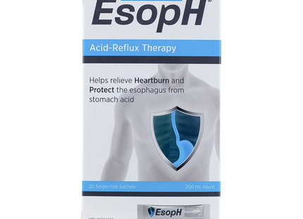 EsopH - Acid-Reflux Therapy | 20 Satchets x 200 mL