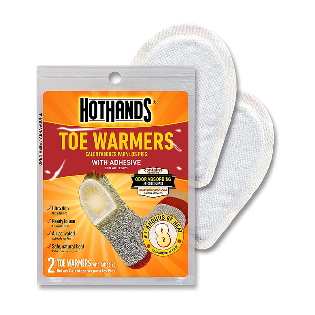 Hothands - Ready To Use Toe Warmers 8hrs Of Heat | 2 Toe Warmers