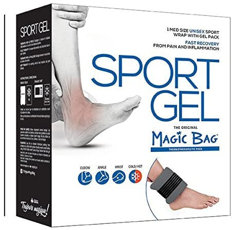 Magic Bag Sport Gel for Fast Recovery from Pain & Inflammation | 1 Medium Size Unisex Sport Wrap