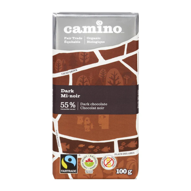 Camino - Barre de chocolat noir 55 % de cacao | 100g