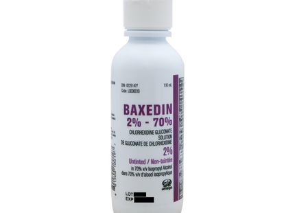 Omega Laboratories - Baxedin Chlorhexidine Gluconate 2% Solution | 110 mL