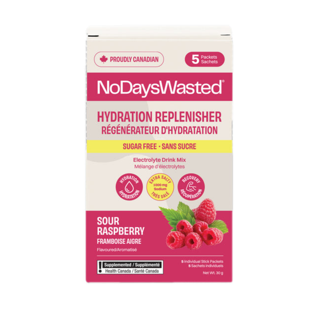 No Days Wasted - Framboise surette | Paquet de 5