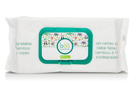 Baby Boo Bamboo -  100% Bamboo Biodegradable Wipes | 80 Wipes