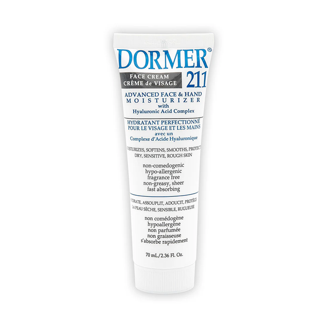 Dormer - 211 Hydratant avancé pour le visage et les mains - Crème pour le visage | 70 ml