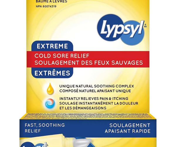 Lypsyl - Extreme Cold Sore Relief Lip Balm | 8 g – White Cross E-Store
